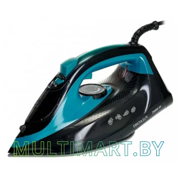 Утюг Delta LUX DE-3000 (черный/бирюзовый)